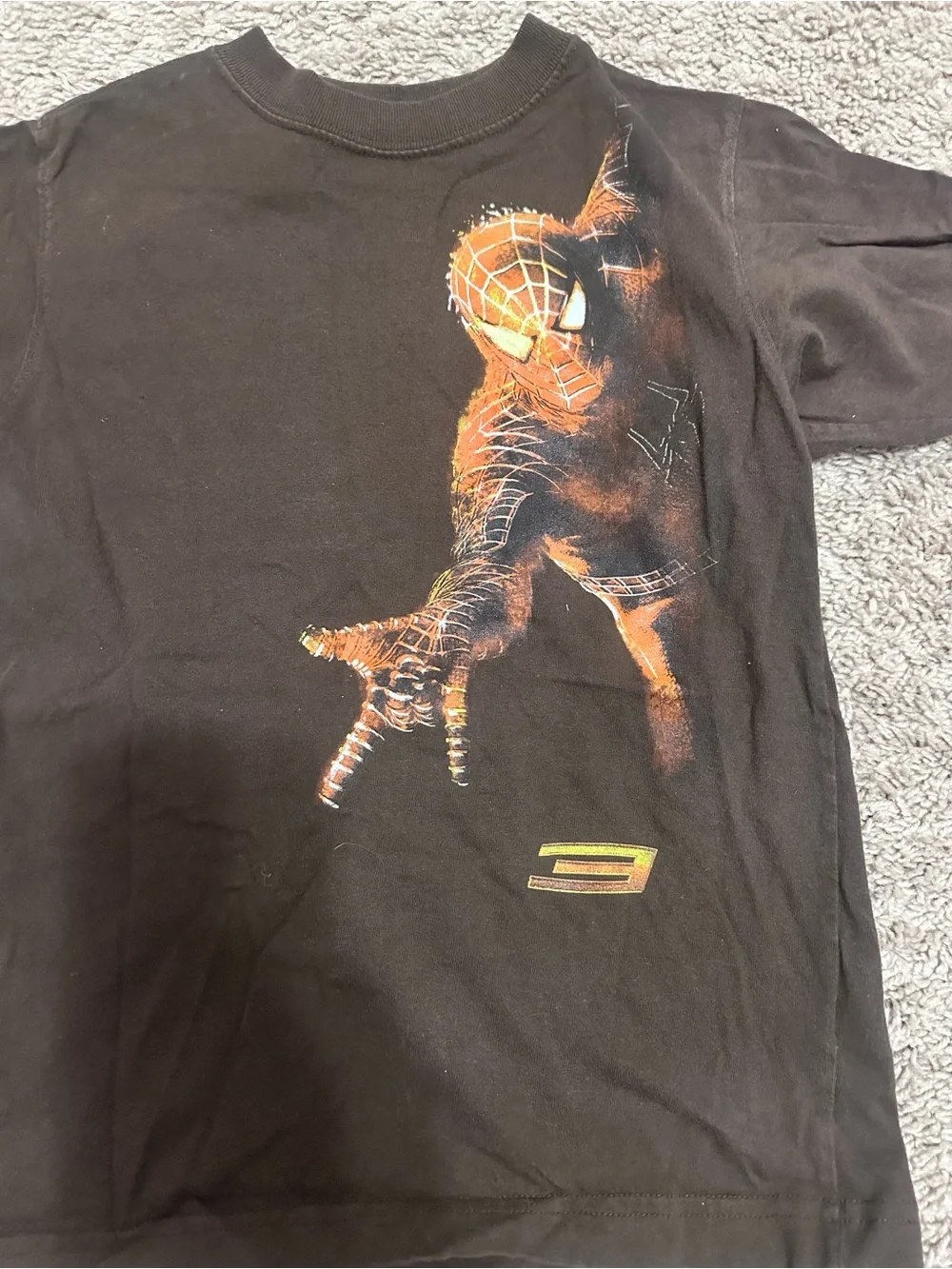 Y2K 2007 Marvel Spider-Man 3 Promo Movie Graphic T-Shirt Boys